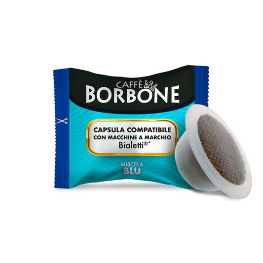 Caffè Borbone Miscela Blu 100 Capsule Compatibili Bialetti