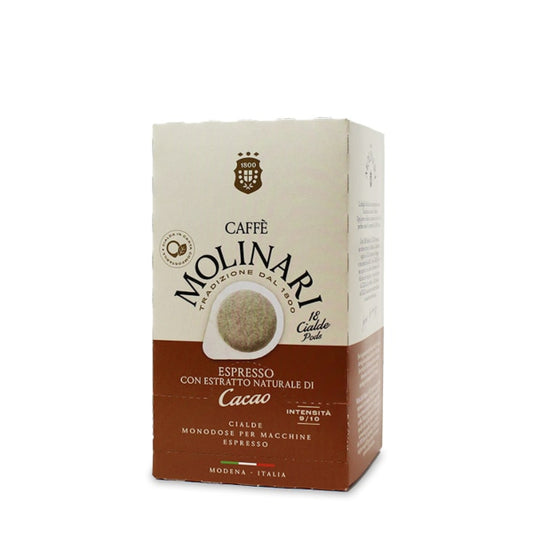 Caffè KE' Molinari aromatizzato Cacao 18 cialde