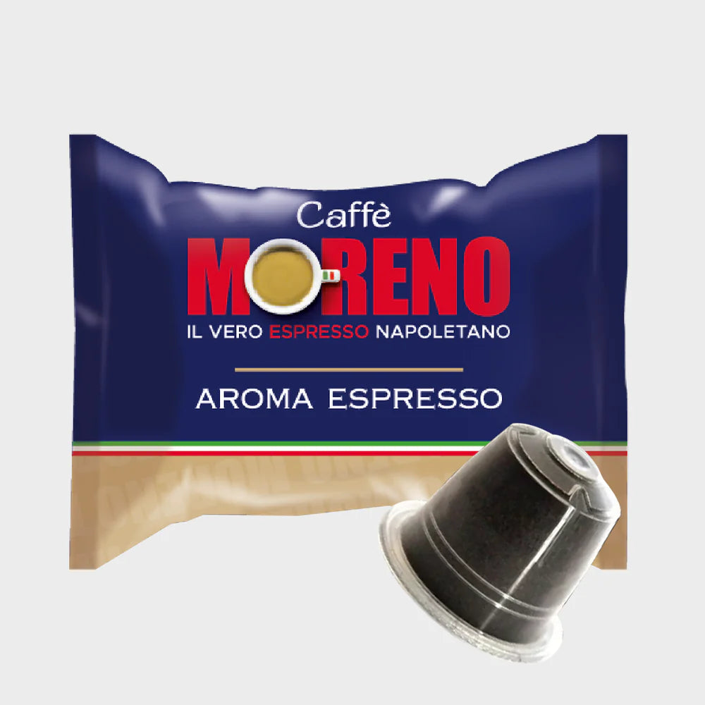 Caffè Moreno Aroma Espresso 100 Capsule Compatibili Nespresso