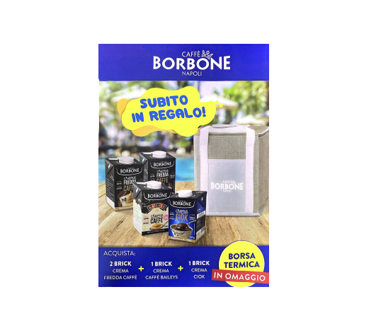 Promo Creme Caffè Borbone con Omaggio Borsa Termica