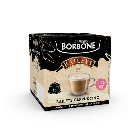 Borbone Cappuccino al Baileys Bevanda Compatibile Nescafè Dolcegusto 16 capsule