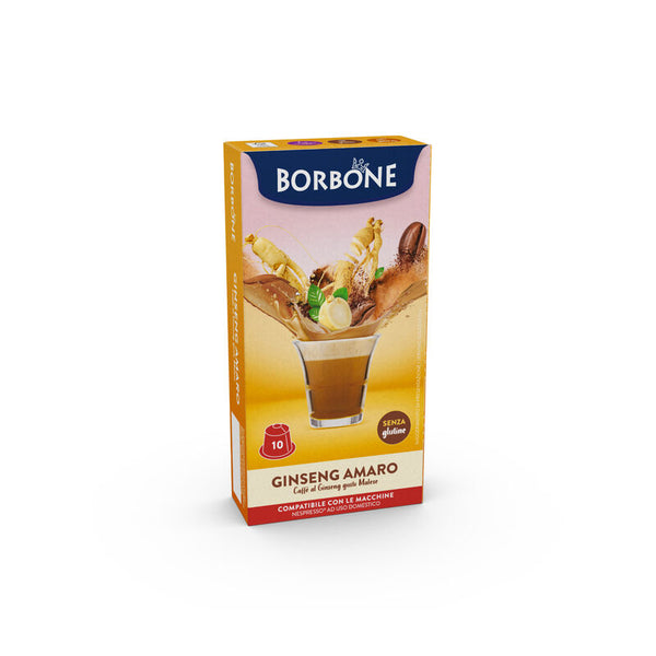 Borbone Ginseng Amaro Bevanda Compatibile Nespresso 50 capsule