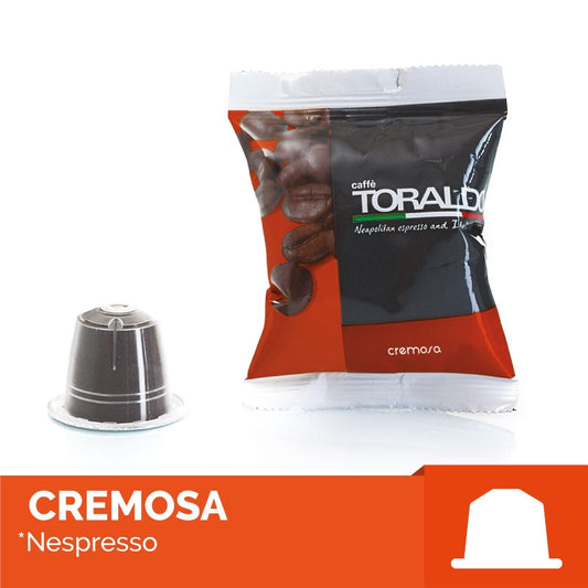 Caffè Toraldo 100 Capsule Compatibili Nespresso Miscela Cremosa