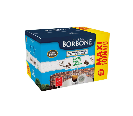 Borbone Maxi Formato 80 Cialde Miscela Decisa