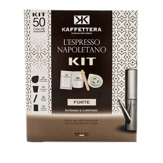 Kaffettera Miscela Forte 50 Cialde con Kit