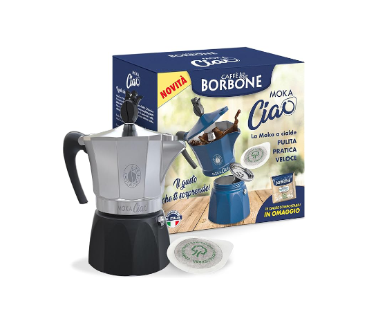 Moka Ciao Caffè Borbone + 15 Cialde Omaggio