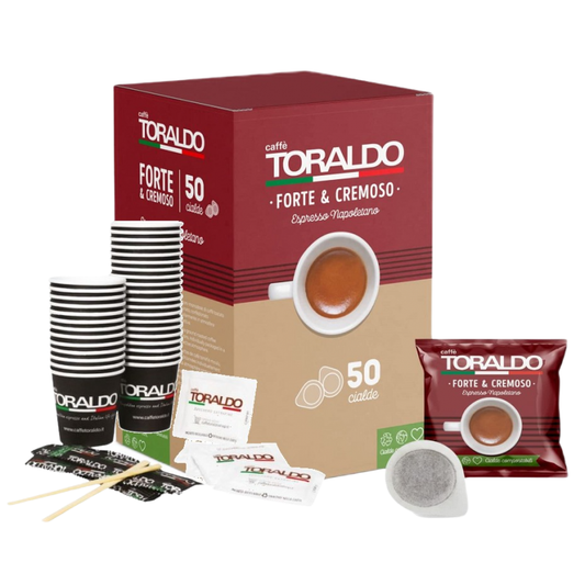 Toraldo Forte & Cremoso 50 Cialde + Kit