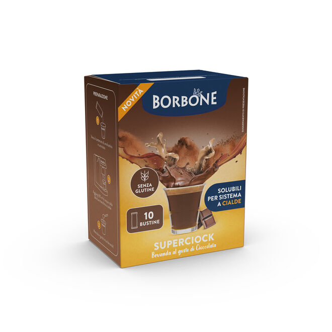 10 Stick Solubili Superciok Caffè Borbone