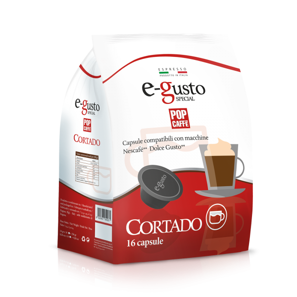 Pop Caffè Compatibile Nescafè Dolcegusto Cortado 96 capsule