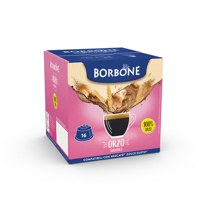 Borbone Espresso D'Orzo Bevanda Compatibile Nescafè Dolcegusto 64 capsule